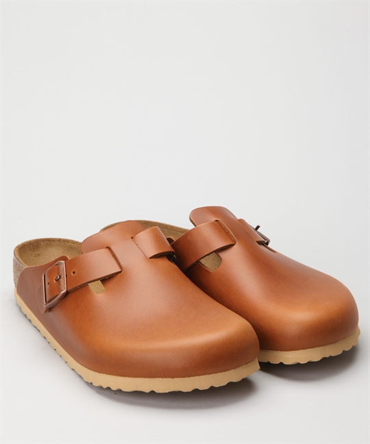 Birkenstock Boston-Tan Leather Sandal 