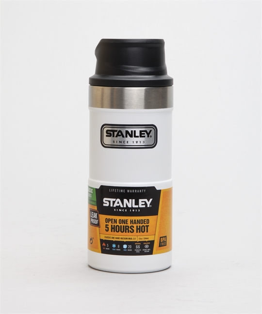 Stanley One Hand Vacuum Mug 2.0-White - Shoes Online - Lester Store