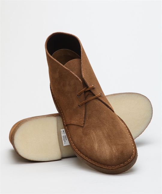 Clarks Originals Desert Boot-Cola Suede - Shoes - Lester