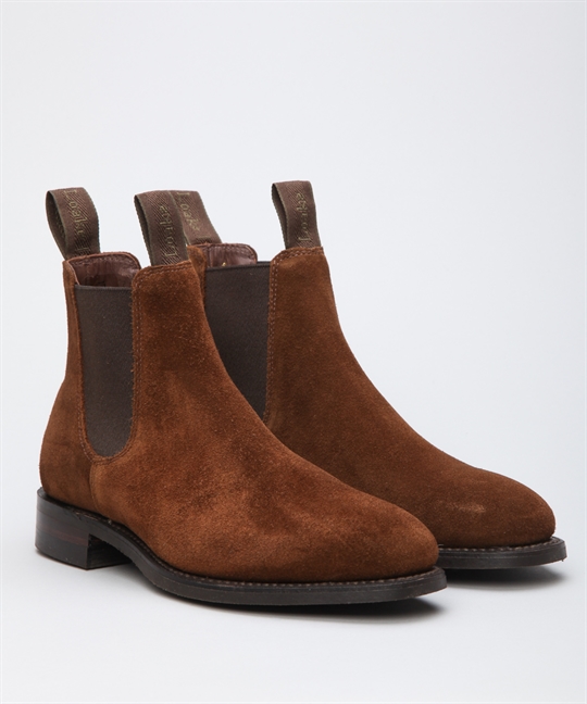 loake brown suede chelsea boots