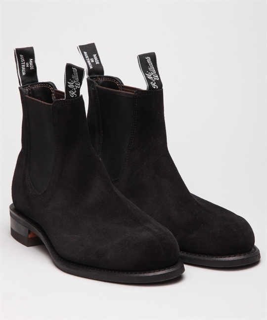 rm williams black suede boots