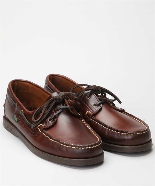 Paraboot Barth-America Brown Leather Shoes - Shoes Online - Lester Store
