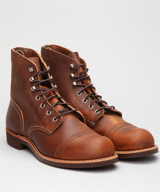 Red Wing Shoes 6 Iron Ranger 8085-Copper Shoes - Shoes Online - Lester ...