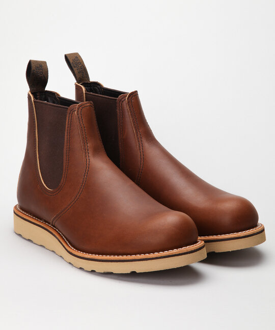 alkohol evigt Conform Red Wing Shoes Classic Chelsea 3190-Amber Shoes - Shoes Online - Lester  Store