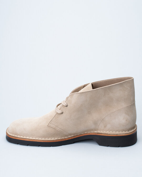 Solovair Chukka Boot-Sand Suede Shoes - Shoes Online - Lester Store