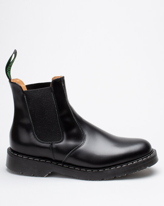 Solovair Dealer Boot-Black Hi-Shine Shoes - Shoes Online - Lester Store