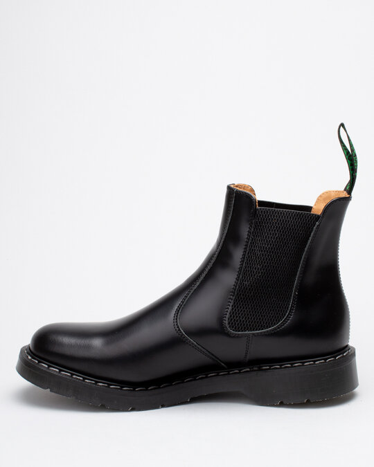 Solovair Dealer Boot-Black Hi-Shine Shoes - Shoes Online - Lester Store