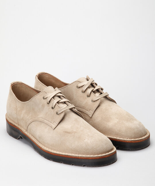 Solovair Casual 4 Eye Gibson Shoe-Sand Suede Shoes - Shoes Online ...