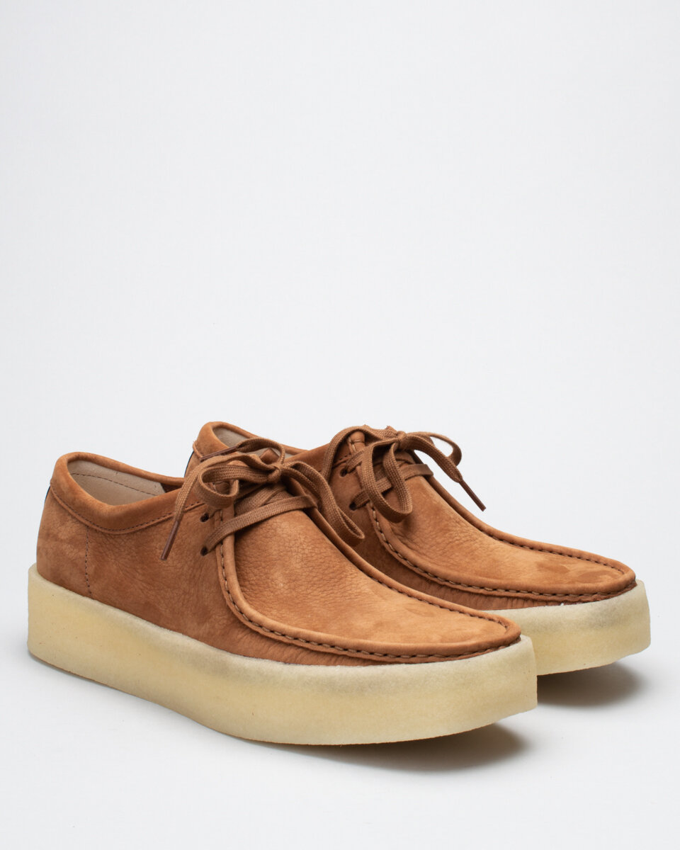 Clarks Wallabee Cup-Tan Nubuck Shoes - Shoes Online - Lester