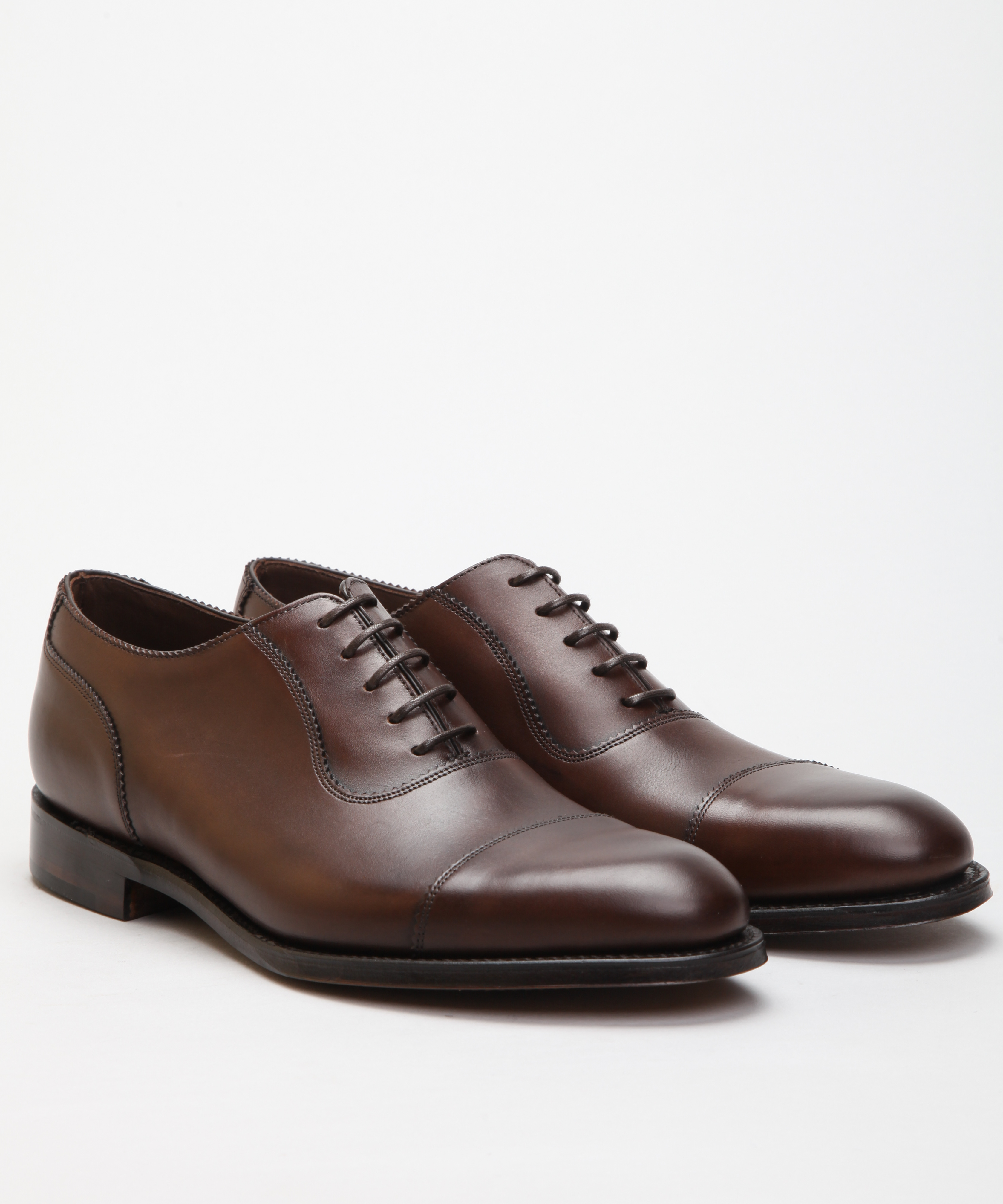 loake brown oxford shoes