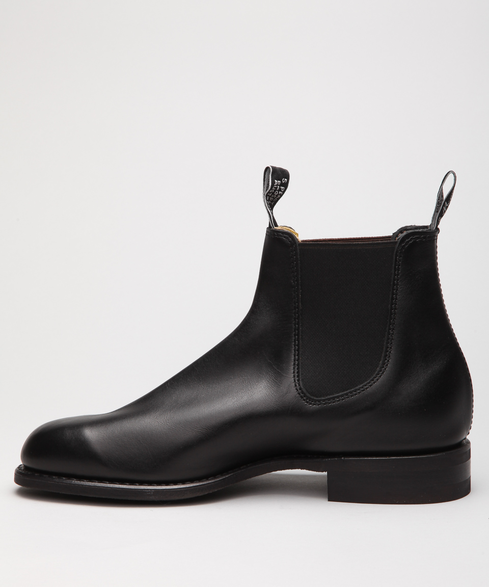R.M. Williams Wentworth Black Yearling Shoes - Shoes Online - Lester Store