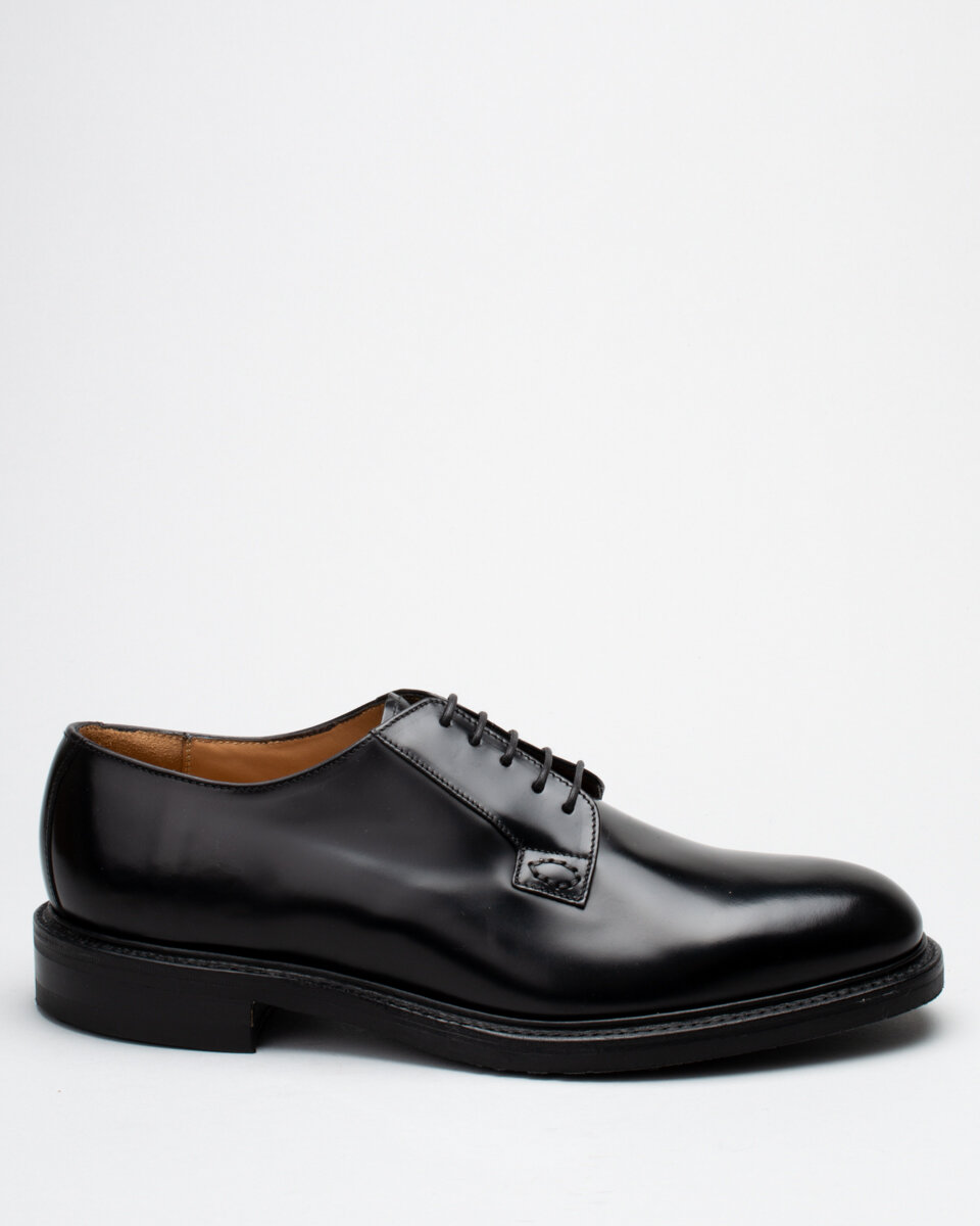 Loake Waverley-Black Polished Leather Shoes - Shoes Online - Lester Store