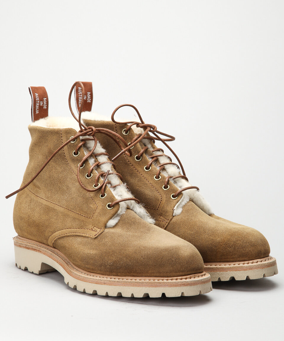 RM Williams Urban Rickaby Shearling-Cinnamon Shoes - Shoes Online ...