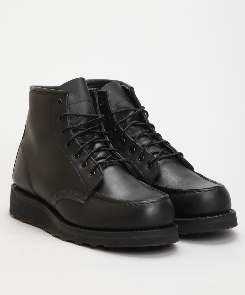 Red Wing Shoes 6 Classic Moc 3380-Black/Black Shoes - Shoes Online ...