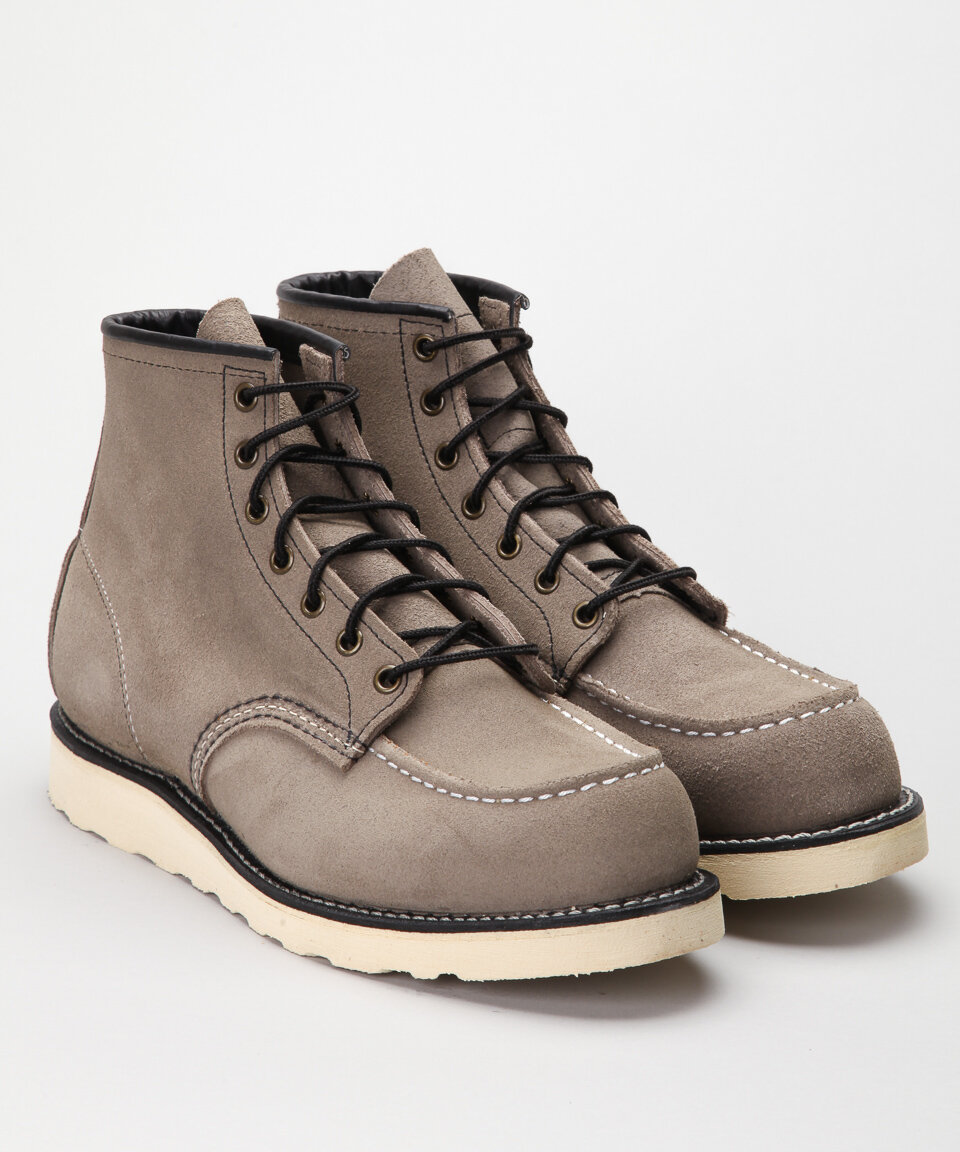 Red Wing Shoes 6 Classic Work Moc Toe 8863-Slate Rough Out Shoes - Shoes  Online - Lester Store