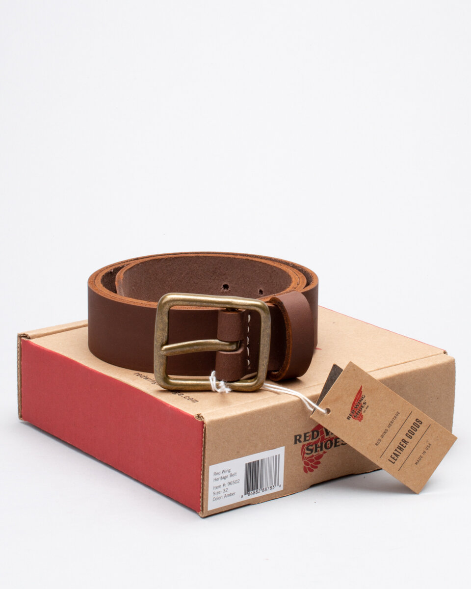 Red Wing Shoes Leather Belt Amber 96502 - Online -
