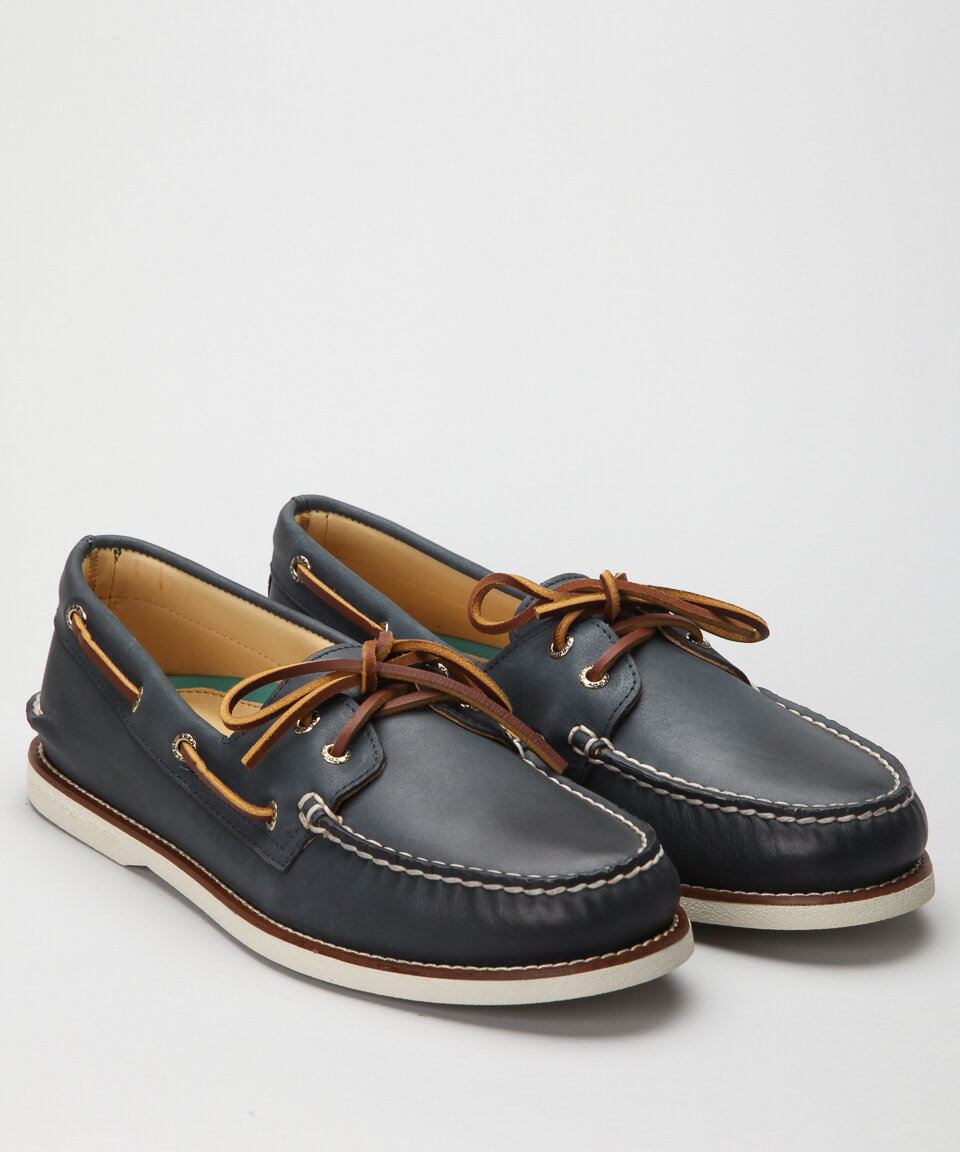 Pardon Bergbeklimmer Staat Sperry Top-Sider Gold Cup-Navy Shoes - Shoes Online - Lester Store
